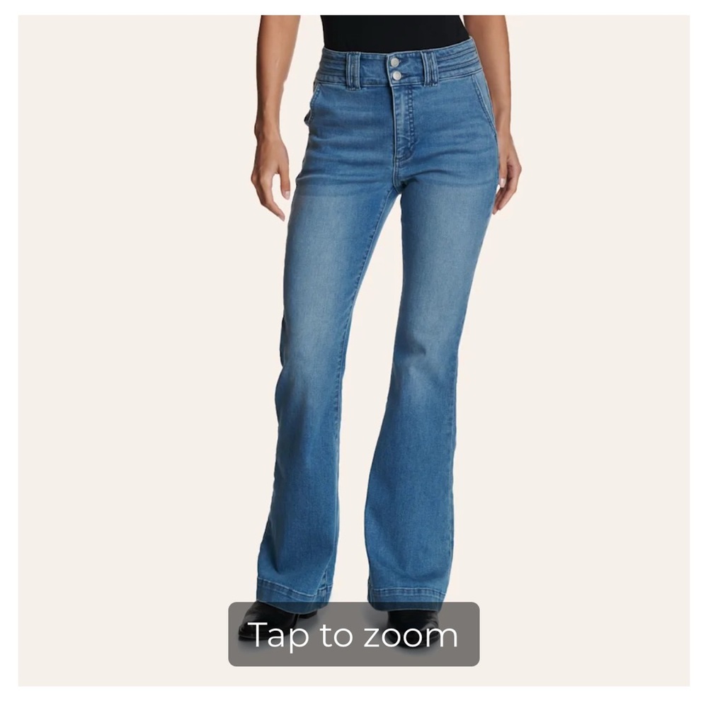 Cavendar’s “Sneak Peak” Women’s Double Button Trouser Jean